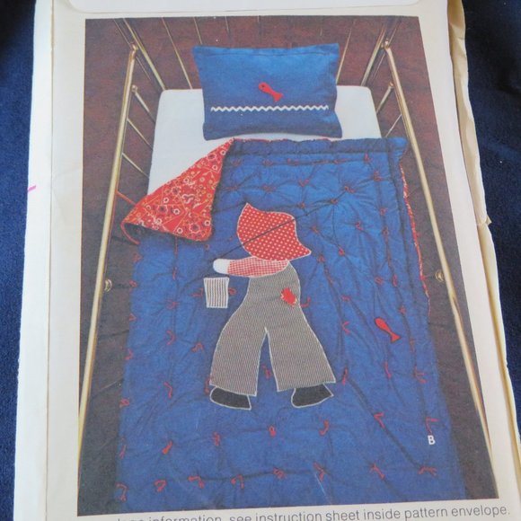 BUTTERICK 4571 Crib QUILTS & PILLOW Shams One Size UNCUT (#918) - Picture 3 of 4